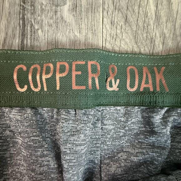 Copper & Oak Green Stretch Lined Shorts Men’s M Drawstring Elastic Waist Casual - Picture 4 of 6